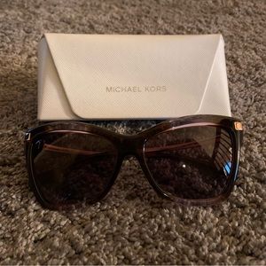 NEW Michael Kors MK2027 AUDRINA III Brown and Purple Gradient Sunglasses